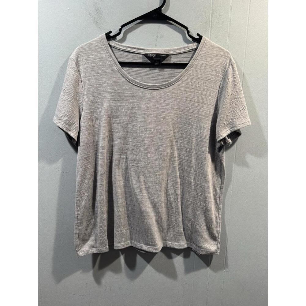 Womens Simply Vera T Shirt Modern Tee Size Large Gray
